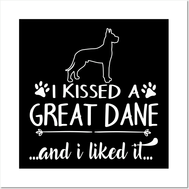 I Kissed A Great Dane Wall Art by LiFilimon